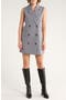 Pinstripe Sleeveless Blazer Dress
