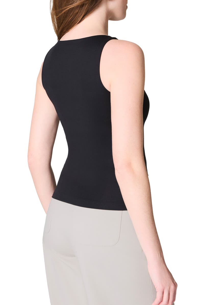 SPANX<sup>®</sup> Smooth Jersey High Neck Tank, Alternate, color, 