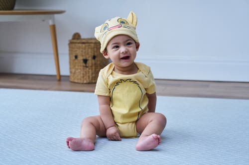 Disney Bodysuit & Hat Set In Yellow
