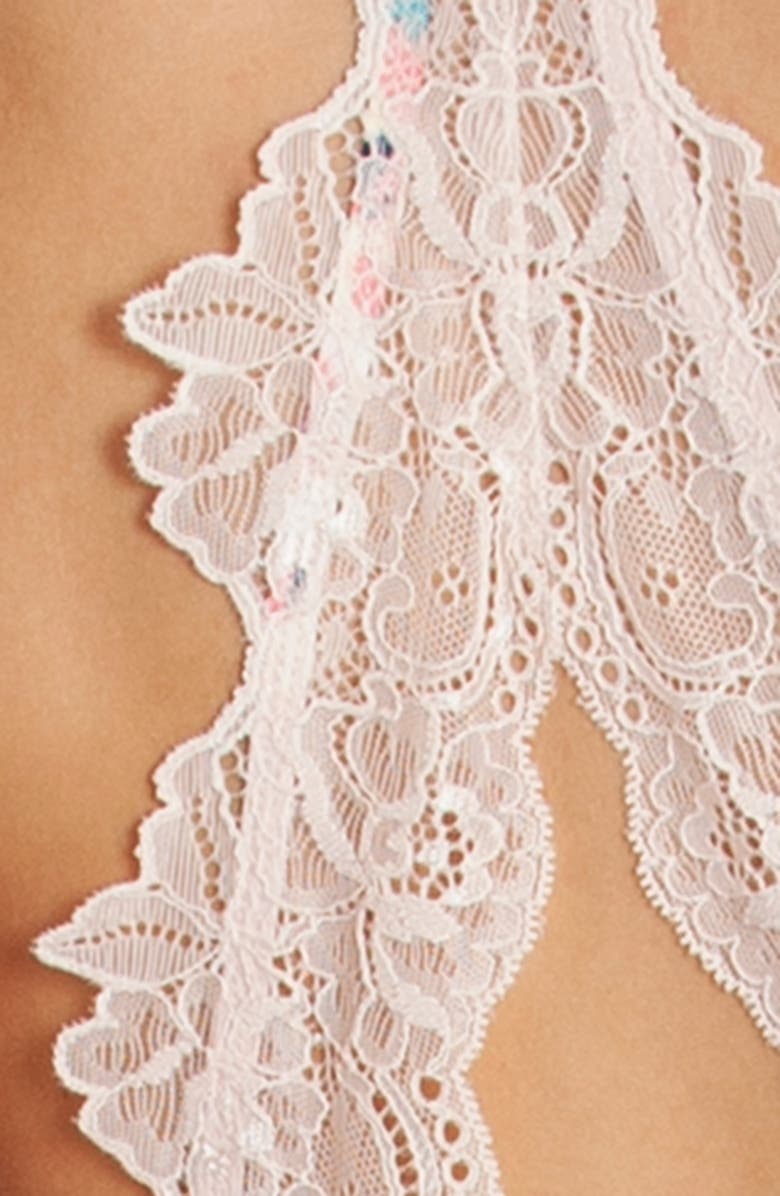 In Bloom by Jonquil Vision Floral Satin Chemise, Alternate, color,