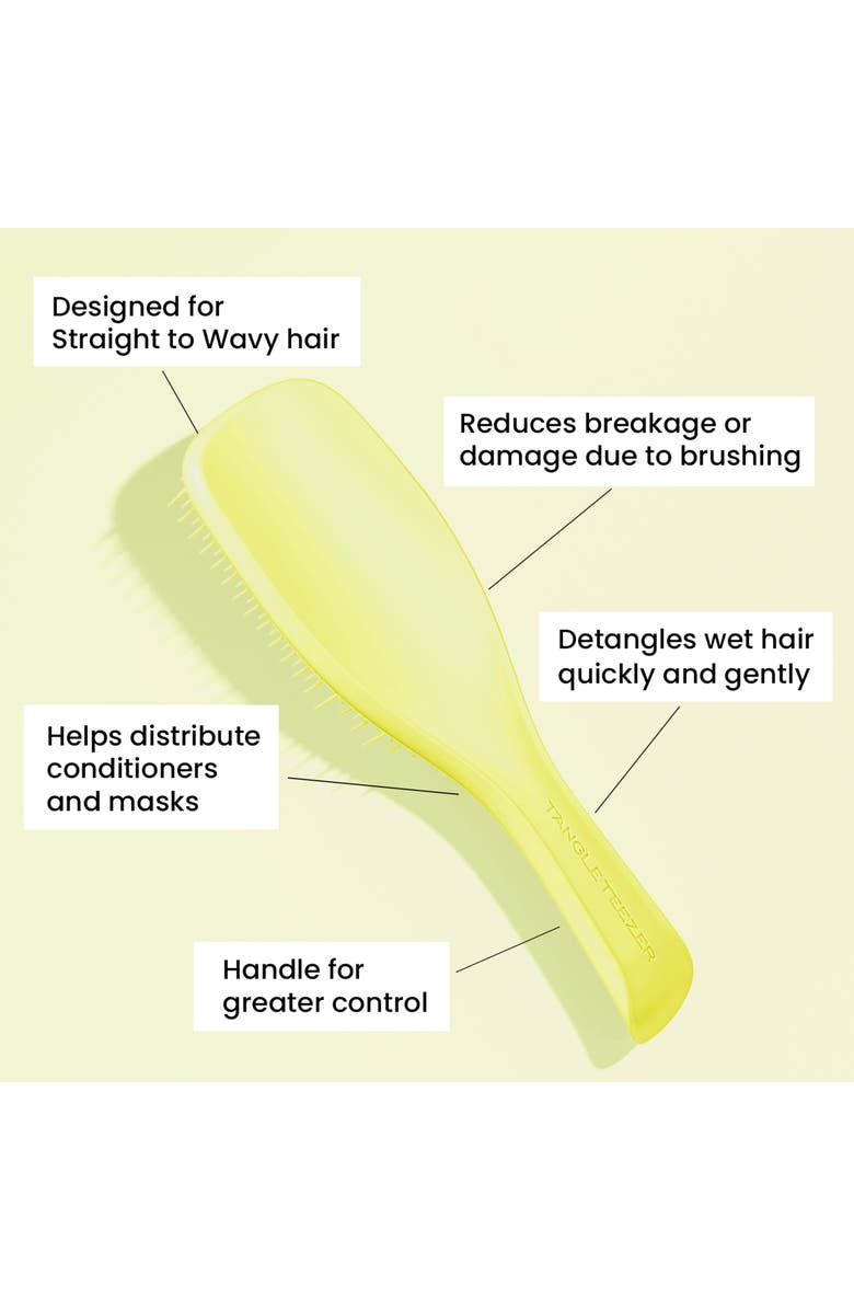 Tangle Teezer Ultimate Detangler Hairbrush in Hyper Yellow, Alternate, color, 