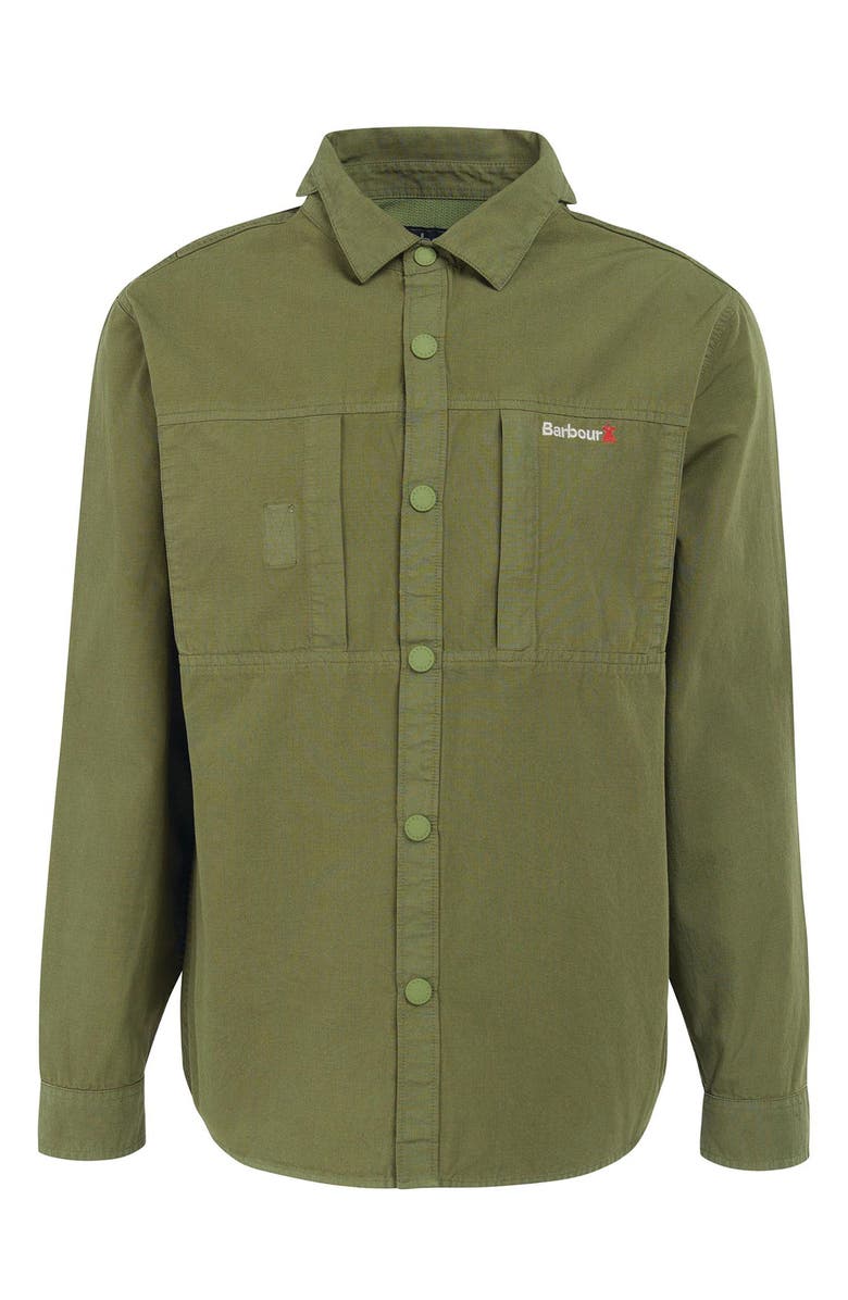 Barbour Annan Snap-Up Cotton Overshirt, Alternate, color, 
