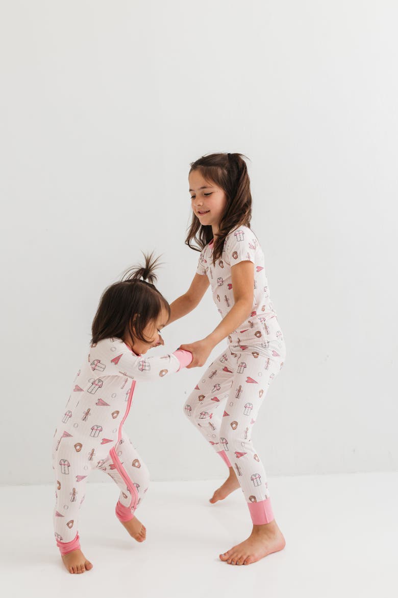 Baseball Zipper Romper, Alternate, color, Pink