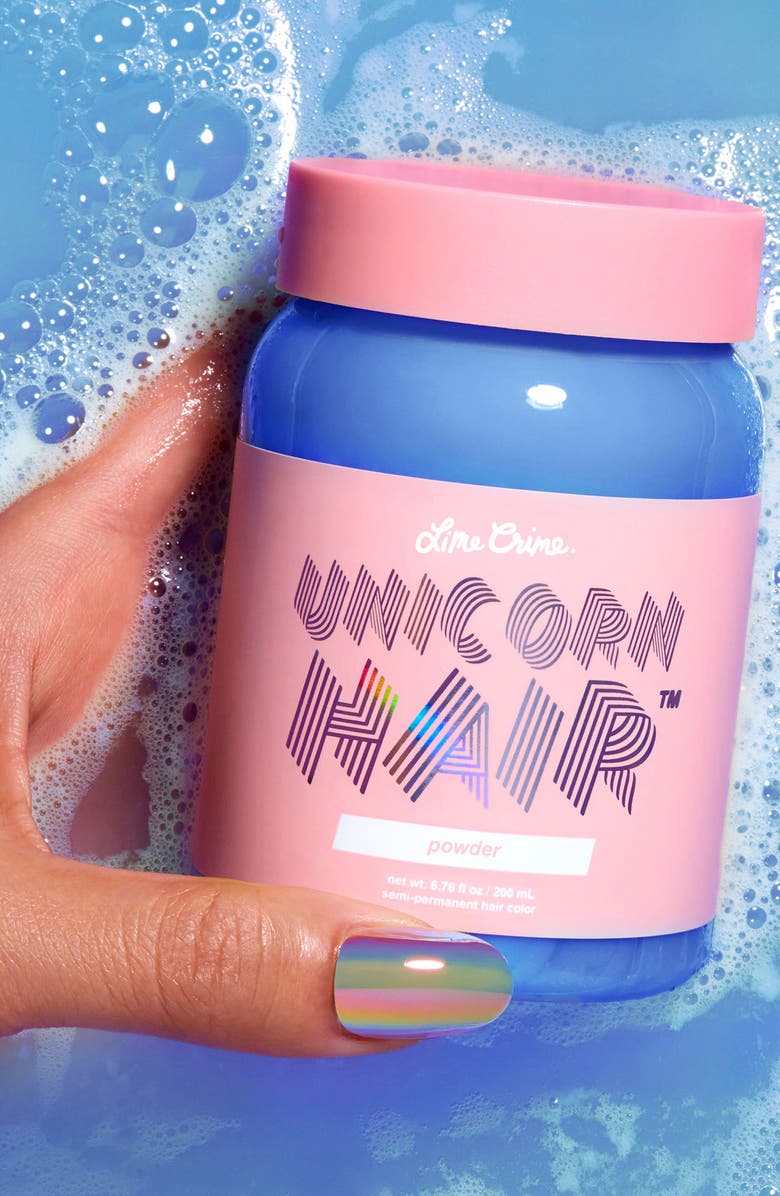Lime Crime Unicorn Hair Tint Semi-Permanent Hair Color, Alternate, color, Powder