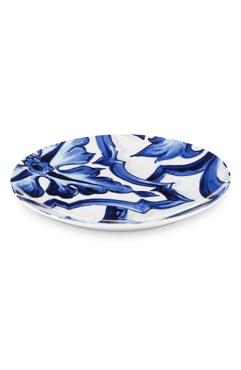 Dolce&Gabbana Blu Mediterraneo Stella Porcelain Set of 2 Dessert Plates, Alternate, color, Light Blue