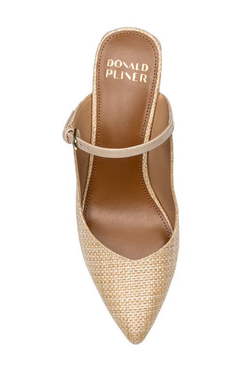 Shop Donald Pliner Pointed Toe Mule In Natural