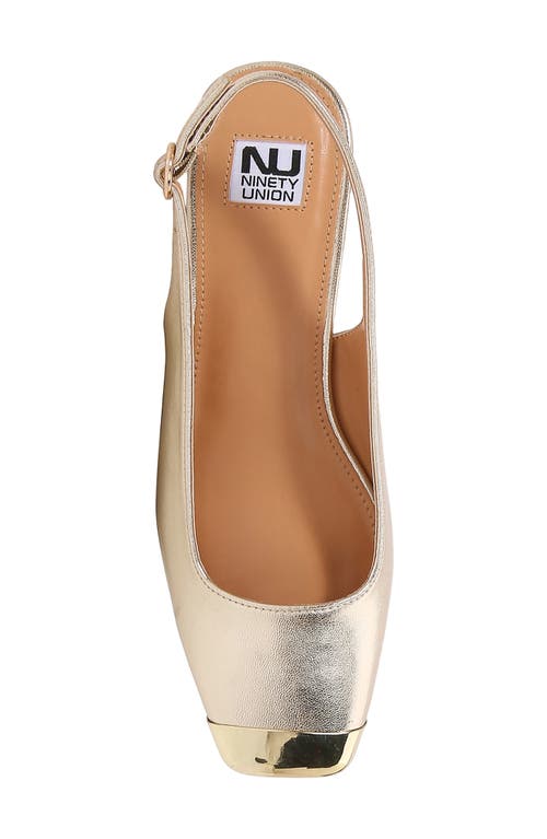 Ninety Union Empress Tipped Slingback Pump In Silver