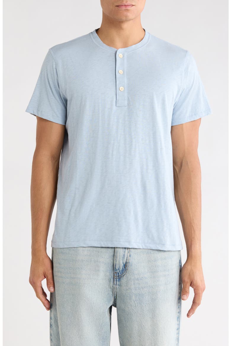 Classic Cotton Slub Jersey Henley, Main, color, CLOUD BLUE