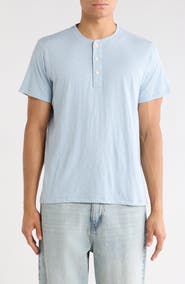 rag & bone Classic Cotton Slub Jersey Henley