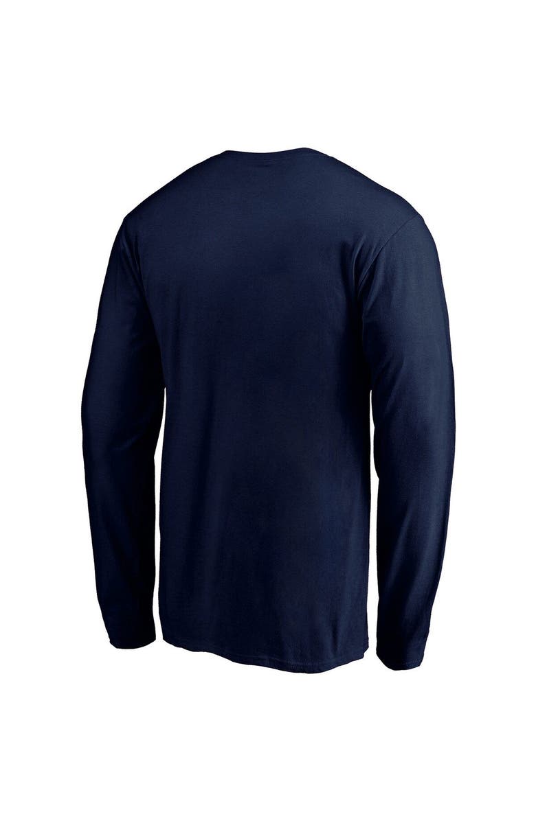 FANATICS Men's Fanatics Branded Deep Sea Blue Seattle Kraken Big & Tall Victory Arch Long Sleeve T-Shirt, Alternate, color, Navy