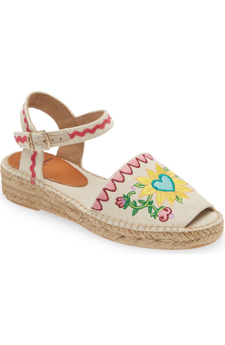 Toni Pons Love Embroidered Espadrille Sandal, Main, color,