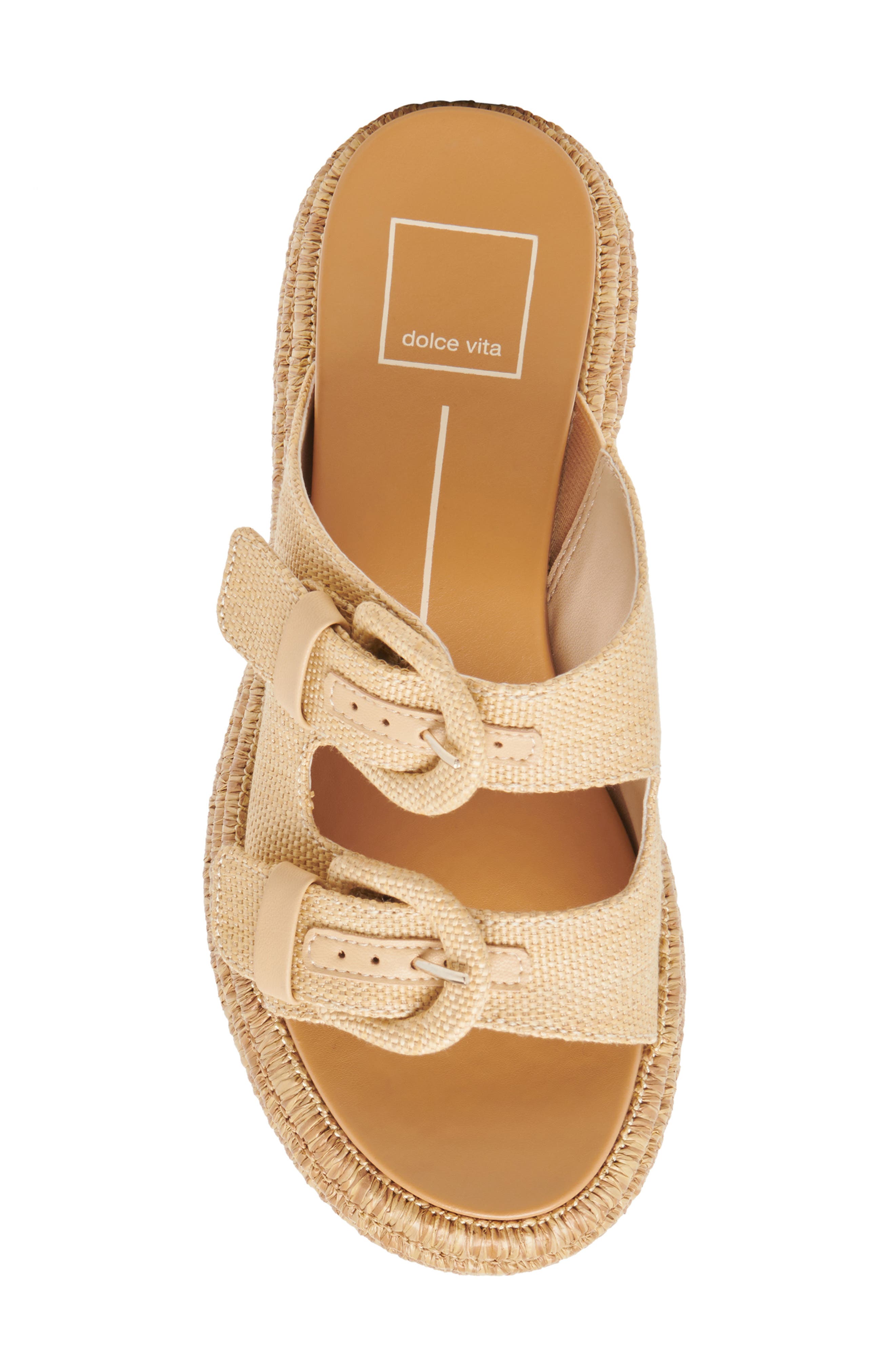 Dolce Vita Witny Platform Espadrille Sandal, Alternate, color, Natural Woven Raffia