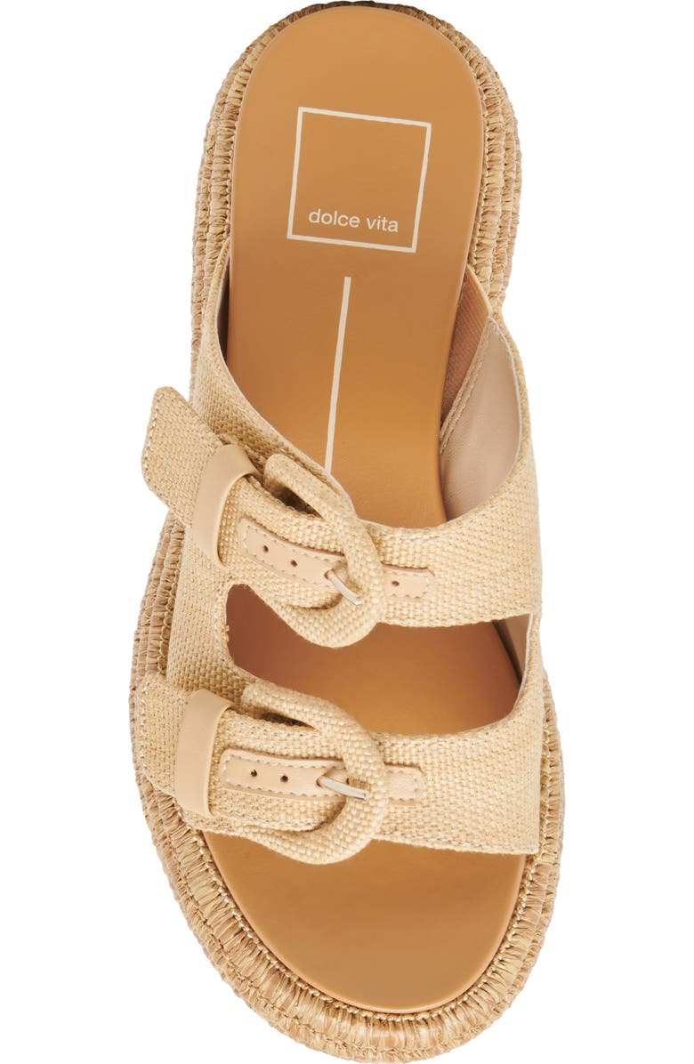 Dolce Vita Witny Platform Espadrille Sandal, Alternate, color, Natural Woven Raffia