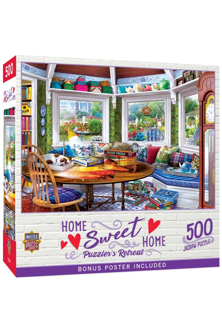 Puzzler's Retreat 500 Piece Puzzle, Main, color, Multicolor
