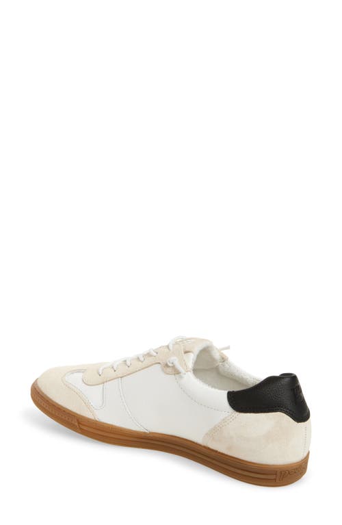 Paul Green Alison Sneaker In Ivory White Combo