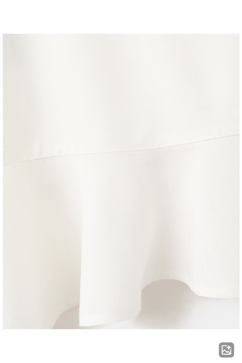 Asymmetrical Ruffled Miniskirt, Alternate, color, OFF WHITE