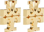Tory Burch Icon Hidden Hoop Earrings