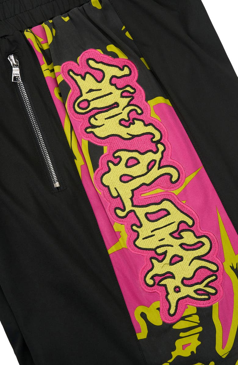 RtA UDO Boxing Shorts, Alternate, color, Black Fuchsia Beetle