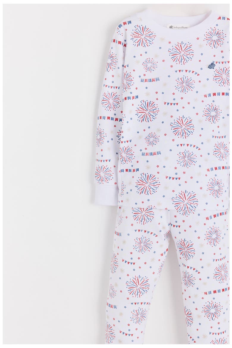 Atlanta Snug Fireworks Pajamas, Alternate, color, Printed