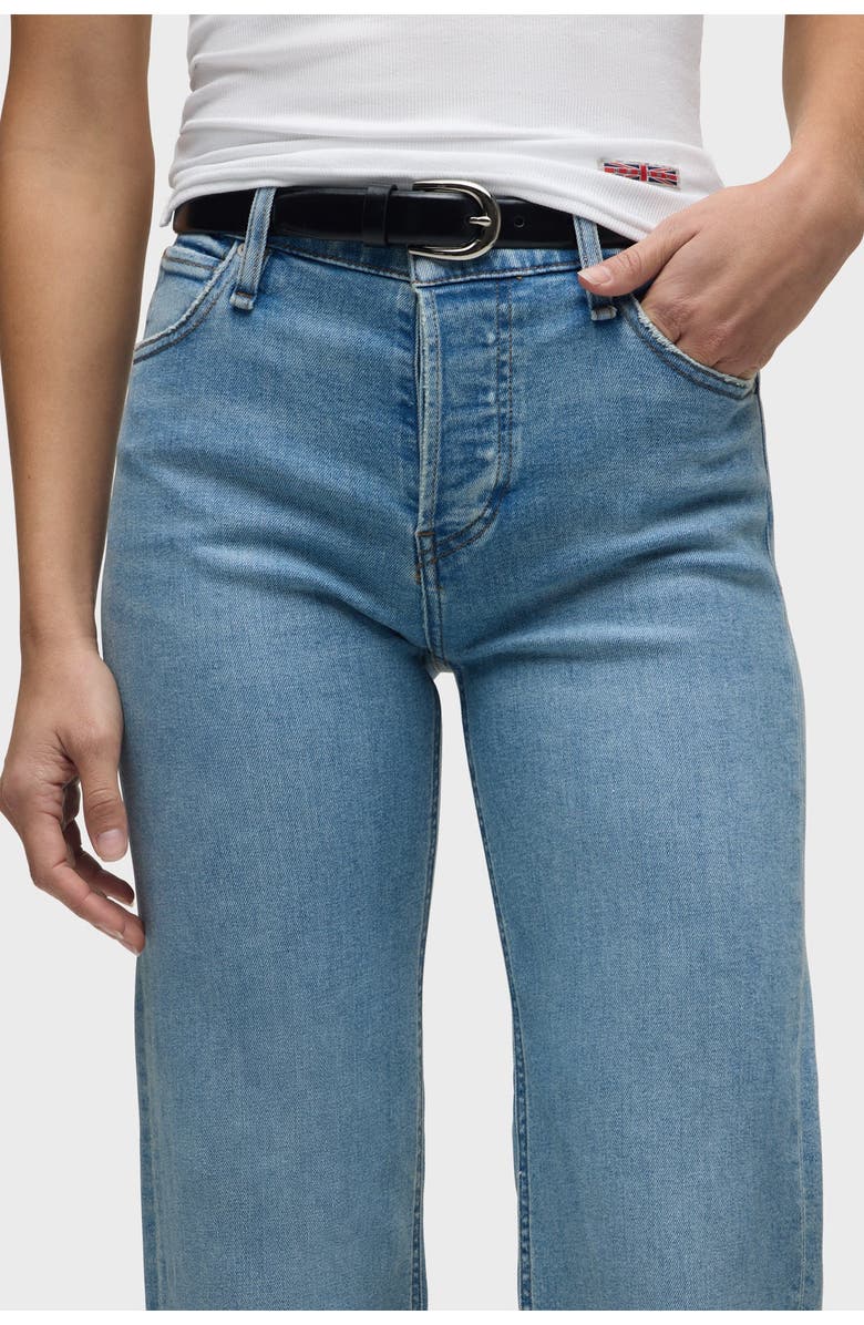 Hudson Jeans Rosie High-Rise Wide Leg Ankle Jean, Alternate, color, Oak