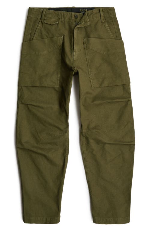 G-star Relaxed Tapered Fatigue Pants In Shadow Olive Gd