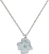 Kate Spade New York golden bloom flower pendant necklace