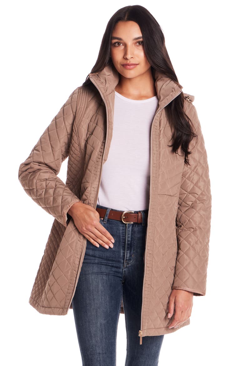 Quilted Jacket, Alternate, color, MUSHROOM OLD