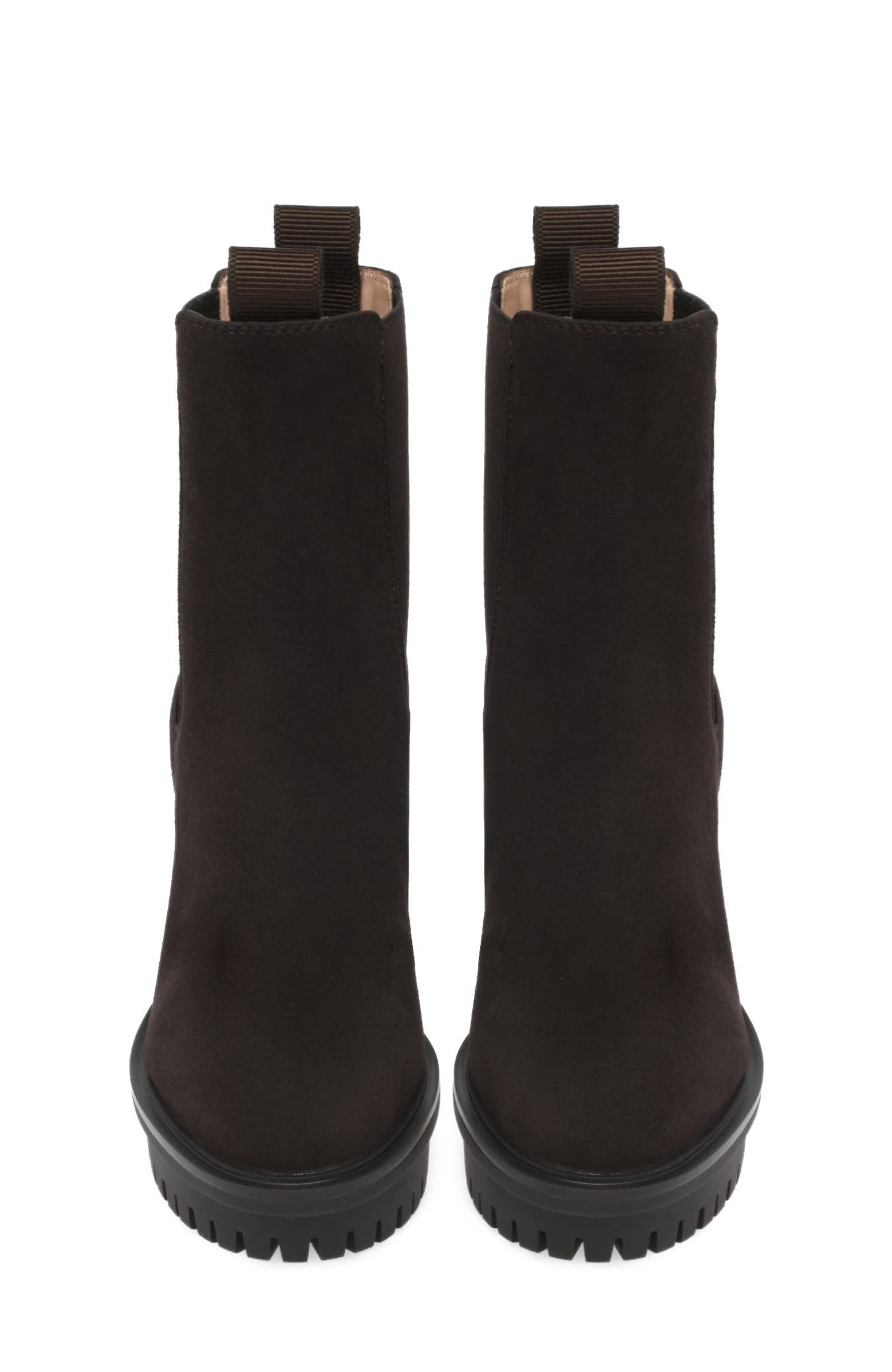 Barry Bootie, Alternate, color, Brown Suede