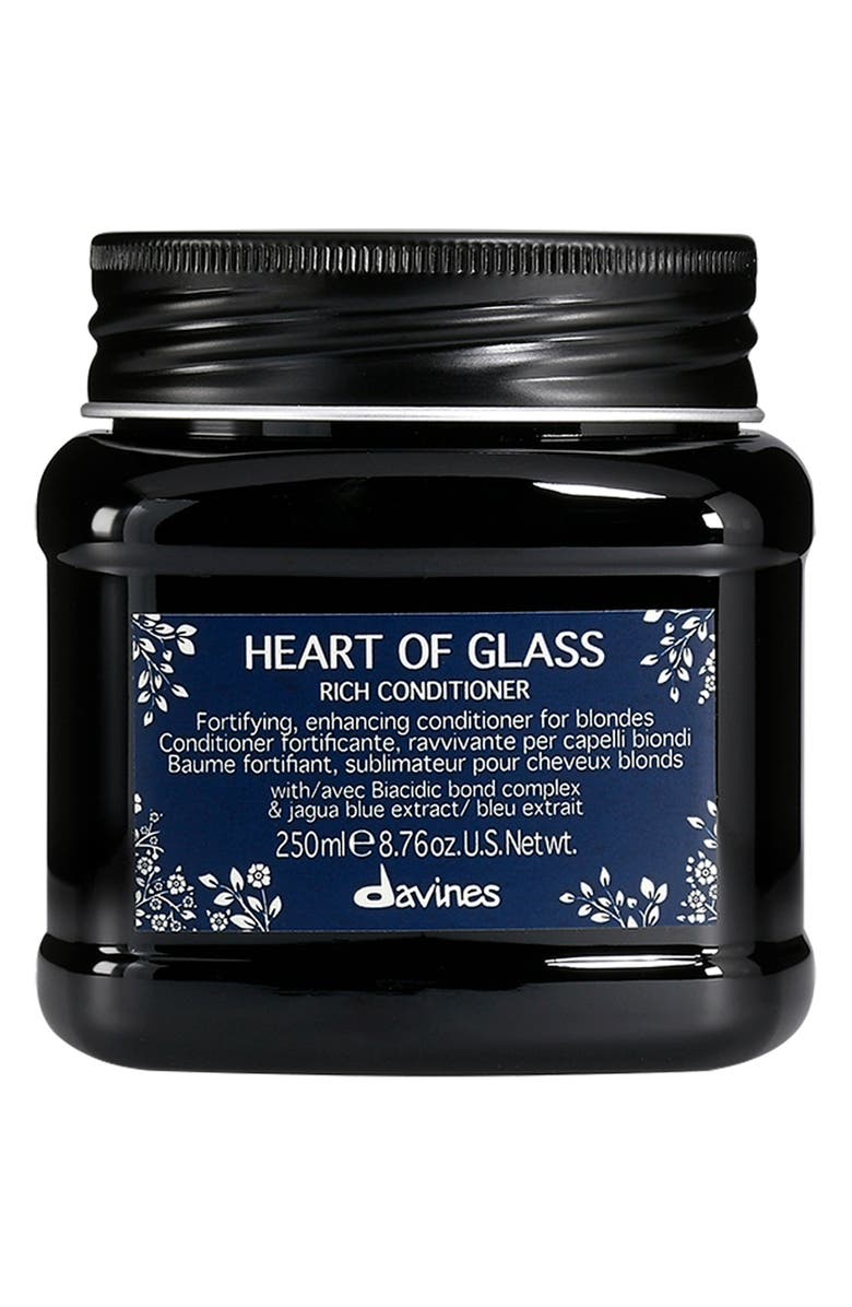 Davines Heart of Glass Rich Conditioner, Main, color, 