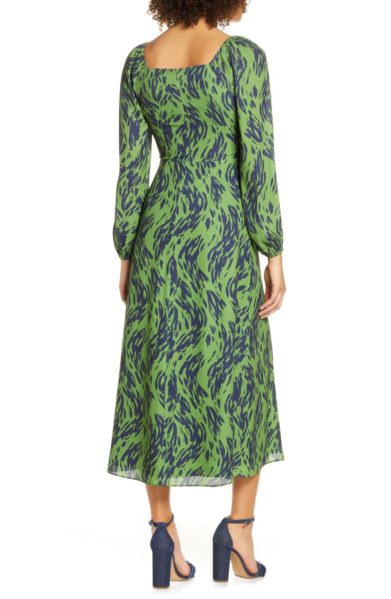 Ali & Jay Art Snob Long Sleeve Print Dress, Alternate, color,