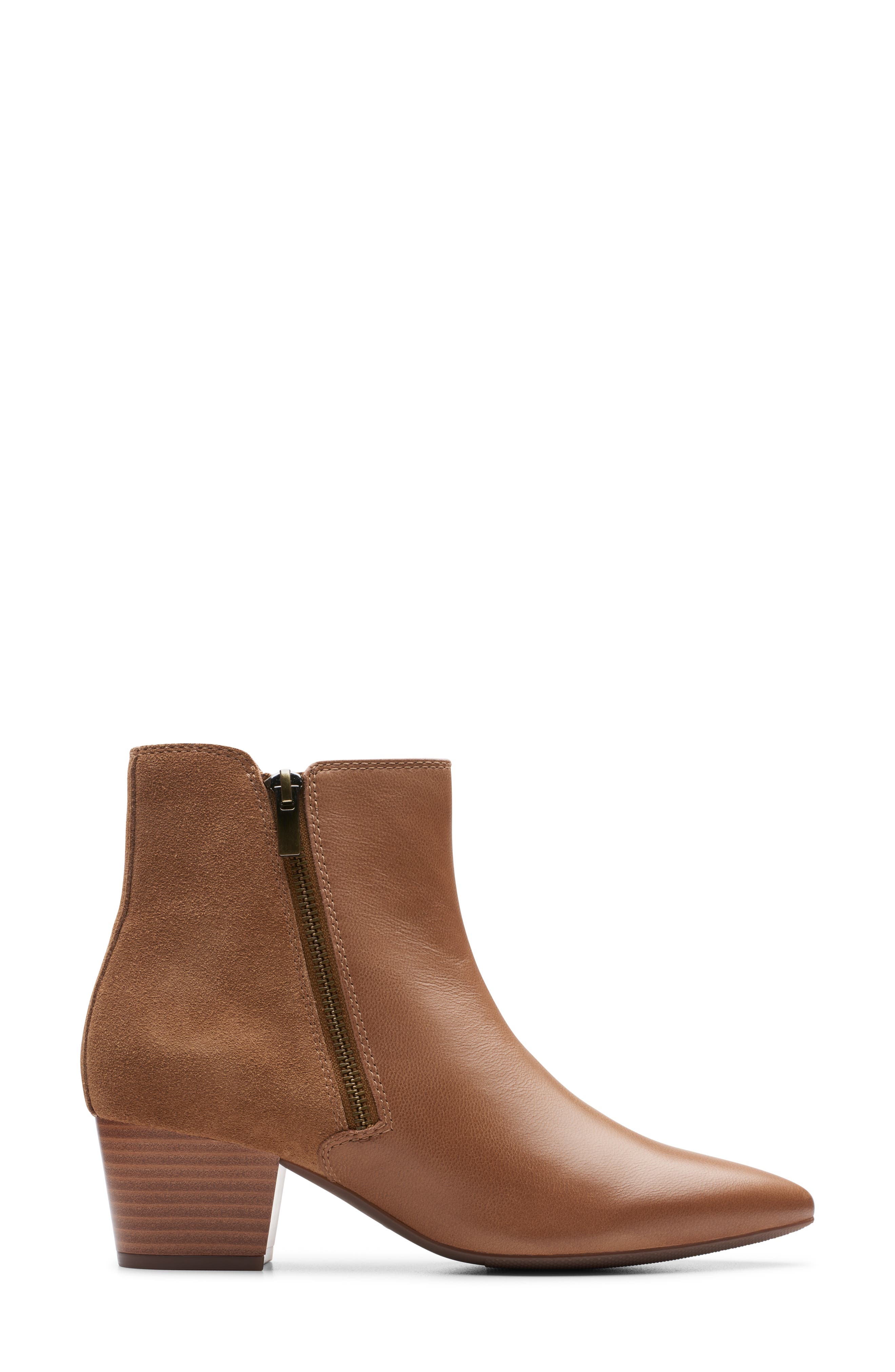 Clarks<sup>®</sup> Ellanie Vibe Boot, Alternate, color, Taupe Leather