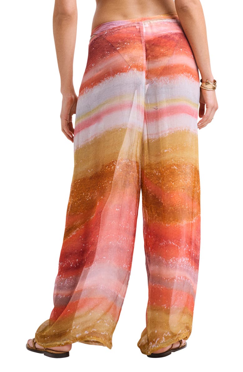 Vitamin A<sup>®</sup> Petra Stripe Cover-Up Pants, Alternate, color, Tef