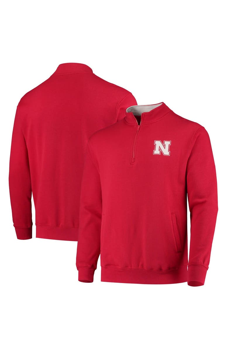 COLOSSEUM Men's Colosseum Scarlet Nebraska Huskers Tortugas Logo Quarter-Zip Jacket, Main, color, Scarlet