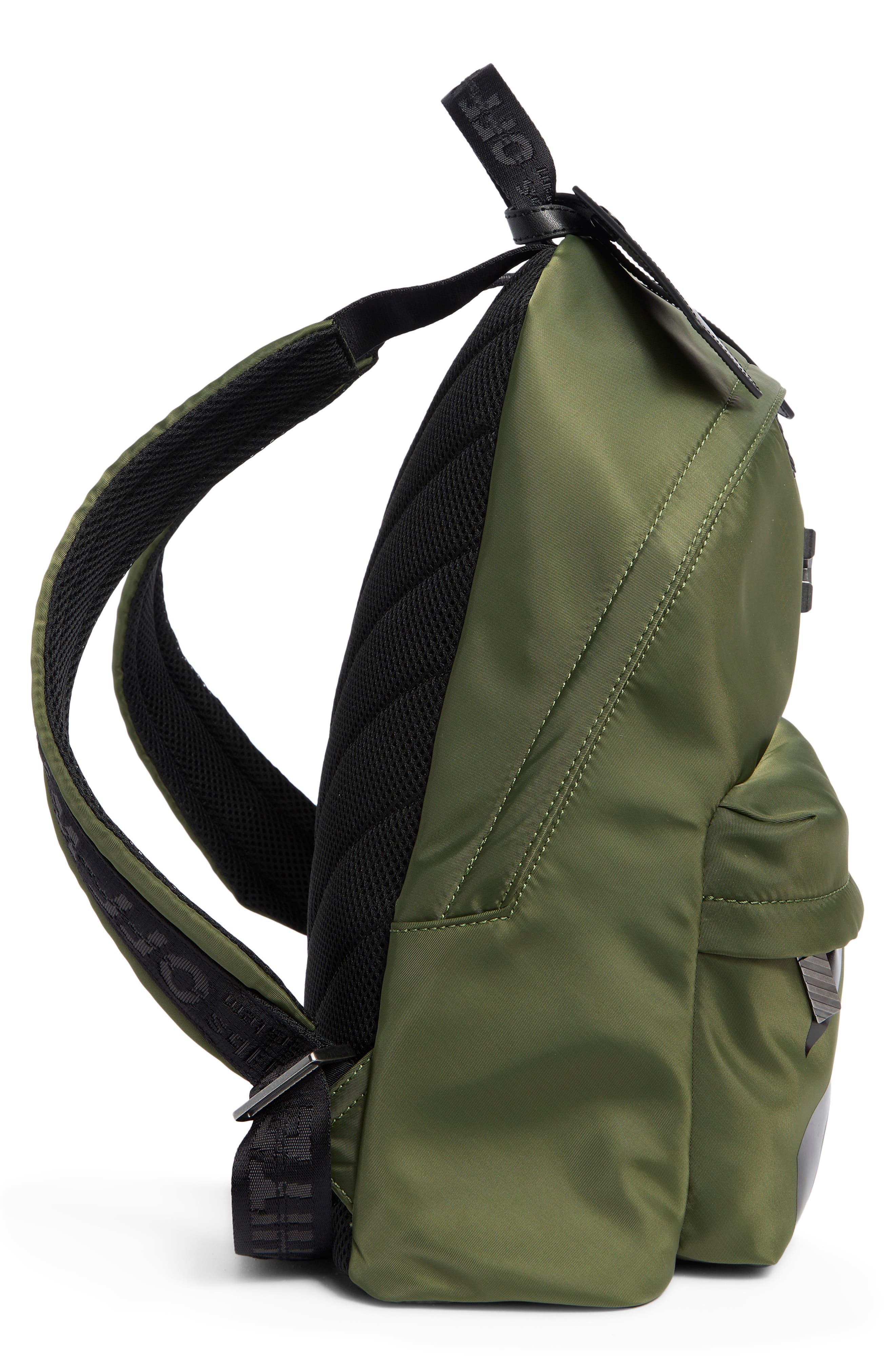 Classic Dome Nylon Backpack, Alternate, color, ARMY