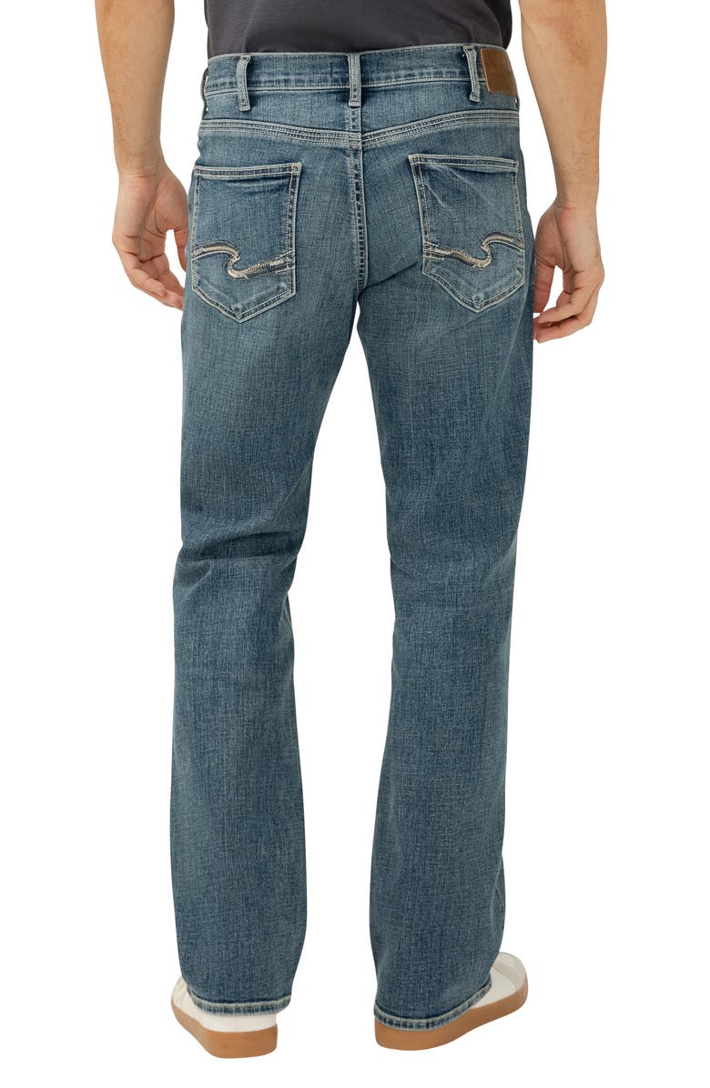 Silver Jeans Co. Zac Relaxed Fit Straight Leg Jeans, Alternate, color, Sequoia
