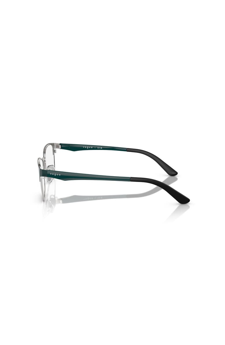Vogue Eyewear 52mm Square optical glasses, Alternate, color, Green