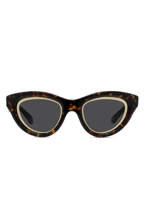 Anagram 53mm Cat Eye Sunglasses