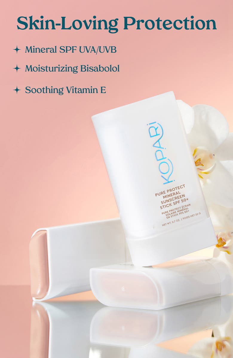Kopari Pure Protect Mineral Sunscreen Stick SPF 50+, Alternate, color, 