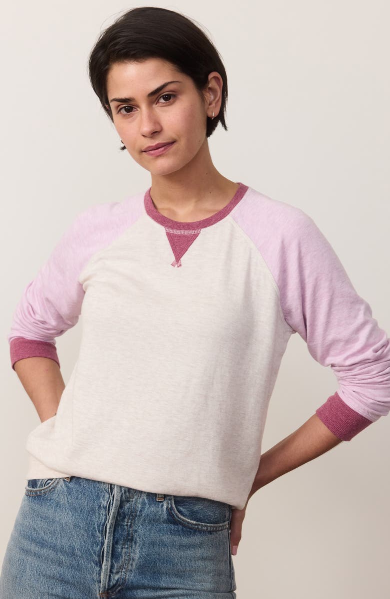 Marine Layer Colorblock Cotton & Modal T-Shirt, Alternate, color, 