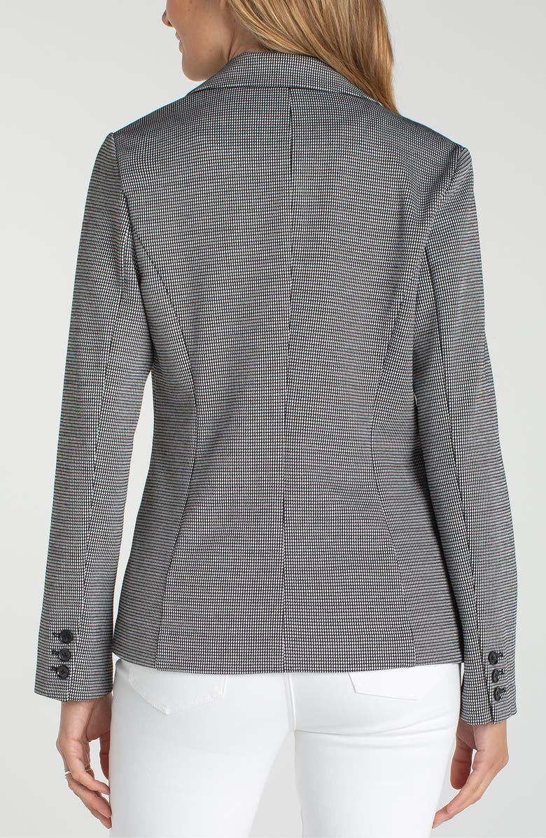 Liverpool Los Angeles Check One-Button Blazer, Alternate, color, 