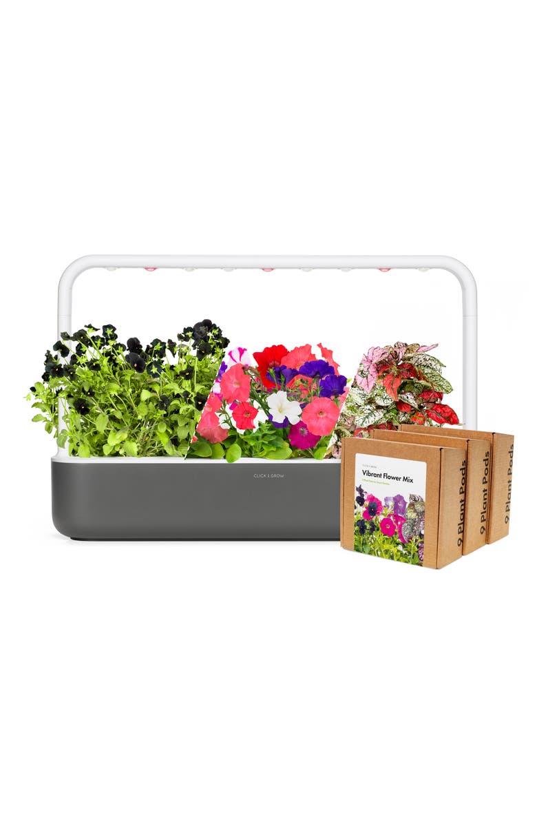 Click & Grow Smart Garden 9 Big Vibrant Flower Kit, Main, color,
