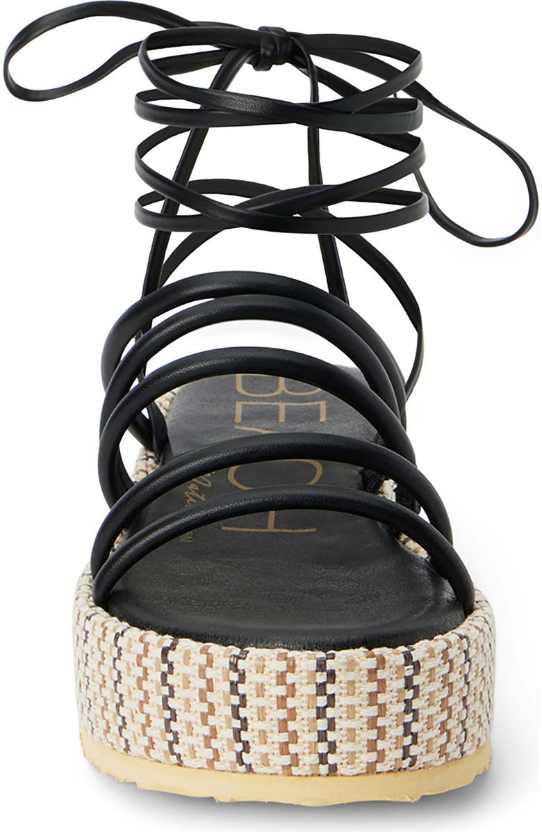 BEACH BY MATISSE Eli Ankle Tie Platform Sandal, Alternate, color,