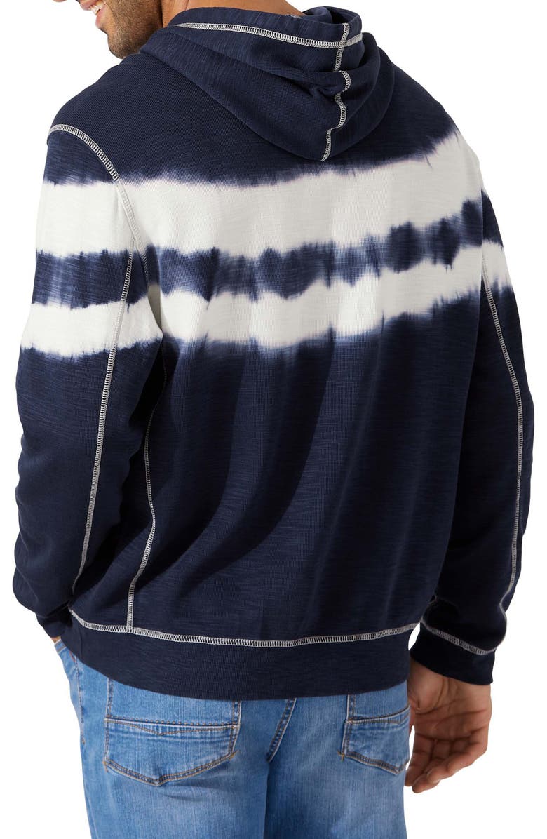 Tommy Bahama Tobago Bay Waves Cotton Blend Hoodie, Alternate, color, 