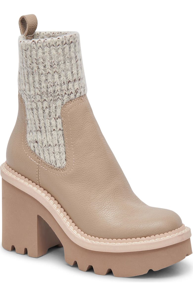Dolce Vita Drago Platform Boot, Main, color, Taupe Leather