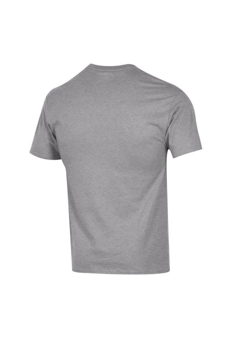 Men's Champion  Gray NDSU Bison 2024 NCAA FCS Football National Champions Locker Room T-Shirt, Alternate, color, Gray