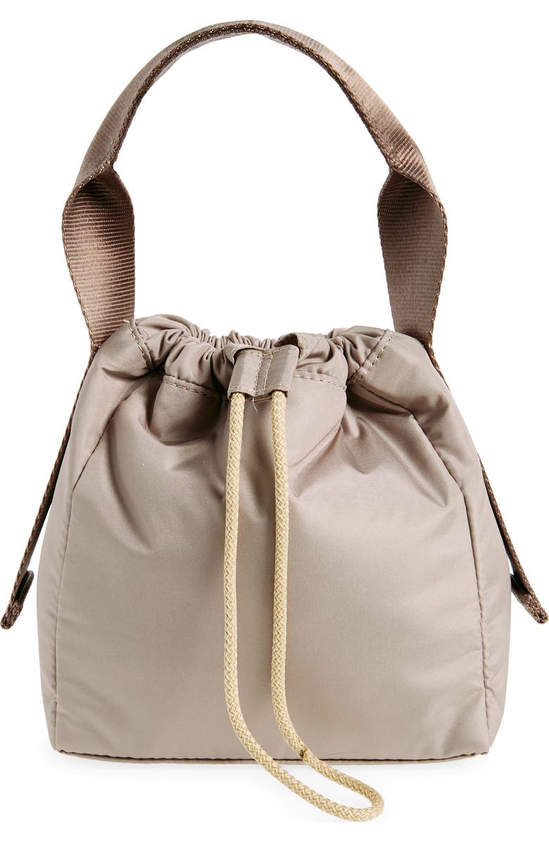 Ganni Recycled Polyester Tech Pouch, Main, color,