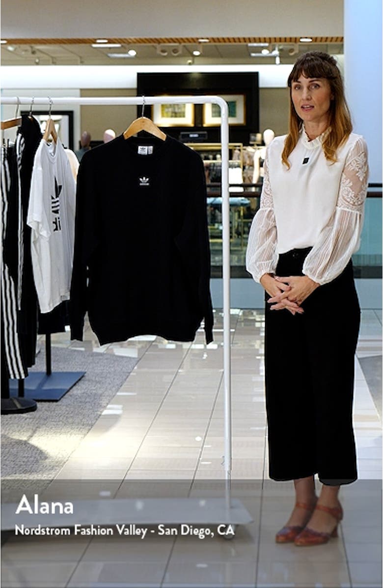 Essentials Oversize Crewneck Sweatshirt, sales video thumbnail