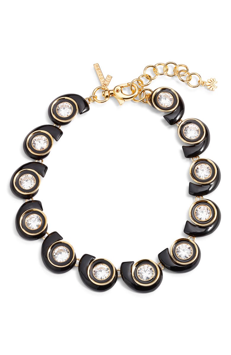 Lele Sadoughi Deco Swirl Collar Necklace, Main, color,