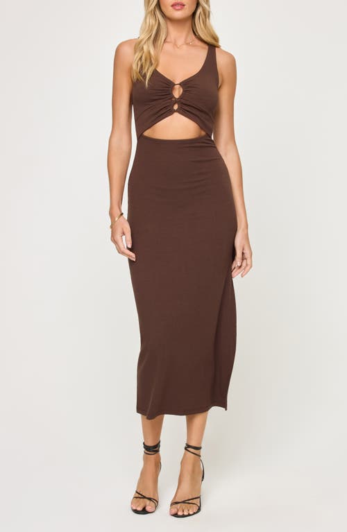 L*space Lspace Camille Cover-up Dress In Espresso