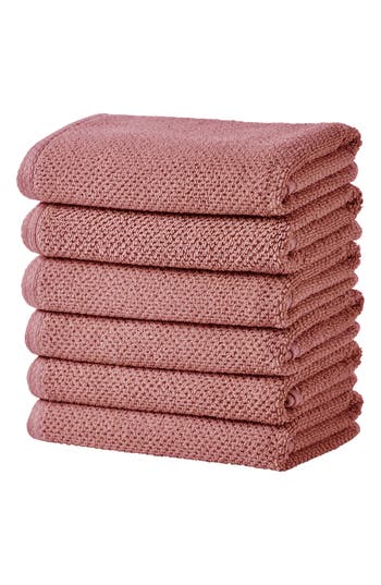 Woven & Weft Popcorn Texture 6-piece Towel Set